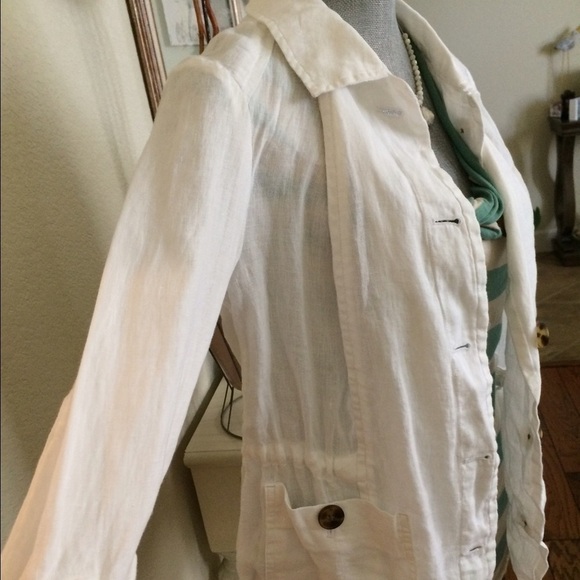 New - Cold Watercreek linen jacket - Picture 2 of 4
